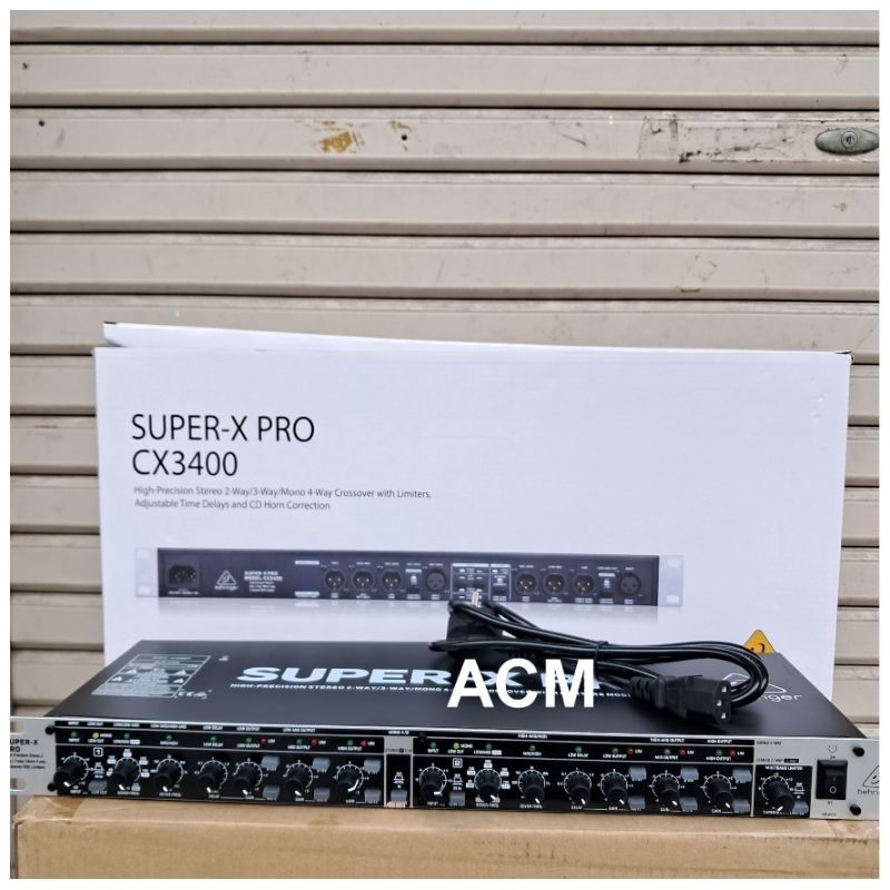 Jual CROSSOVER BEHRINGER SUPER X PRO CX3400 2/3/4 WAY CX 3400