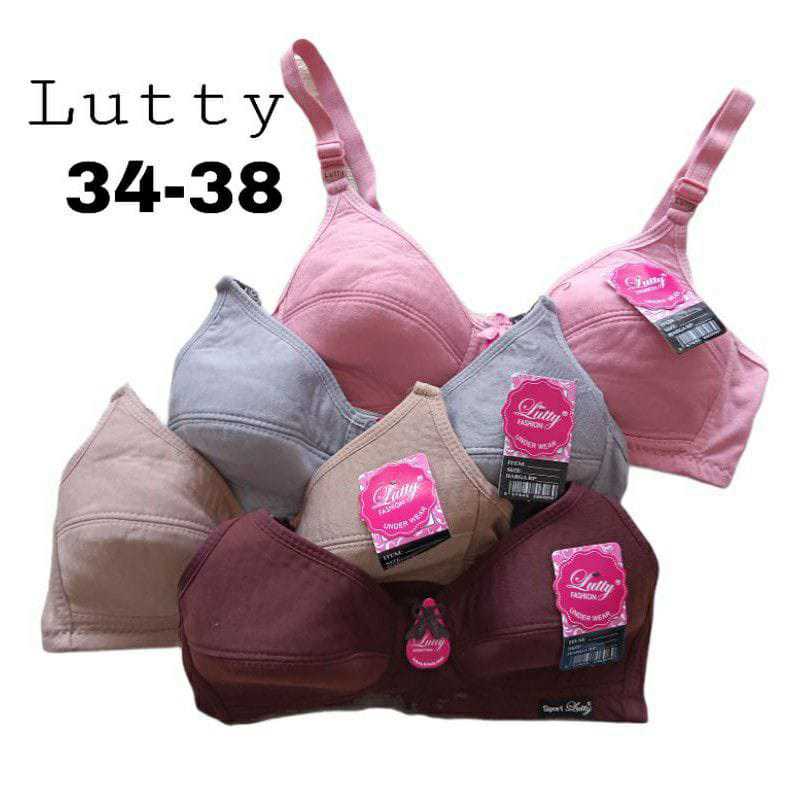 Jual Bra Sport Lutty Wanita Tanpa Busa Tanpa Kawat Lutty H Shopee Indonesia