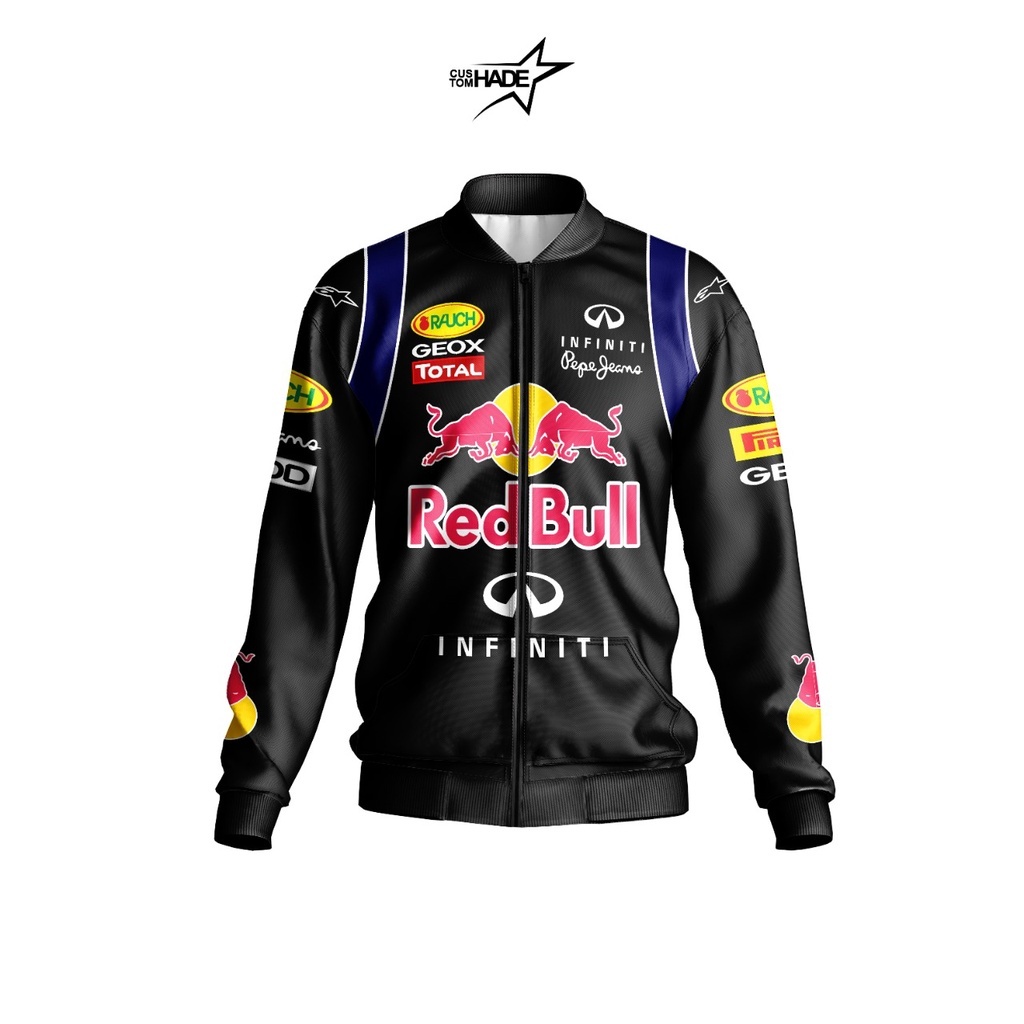 Jual Jaket Bomber F1 Redbull Racing Team Red Bull 2024 Full Printing ...