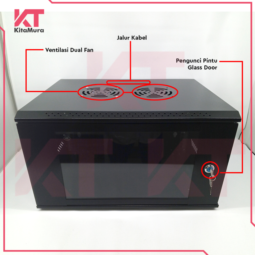 Jual Wallmount Rack 6U, Rak Server Single Door Ukuran 6U | Shopee Indonesia