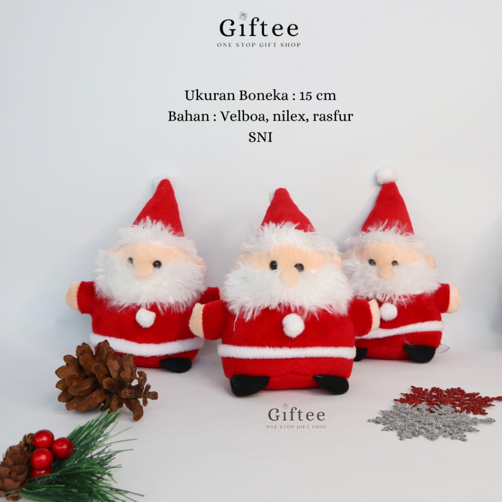 Jual Boneka Octopus Gurita Cumi Boneka Natal Ukuran S Beruang Tedy Bear Teddy Christmas 15 Cm 8579