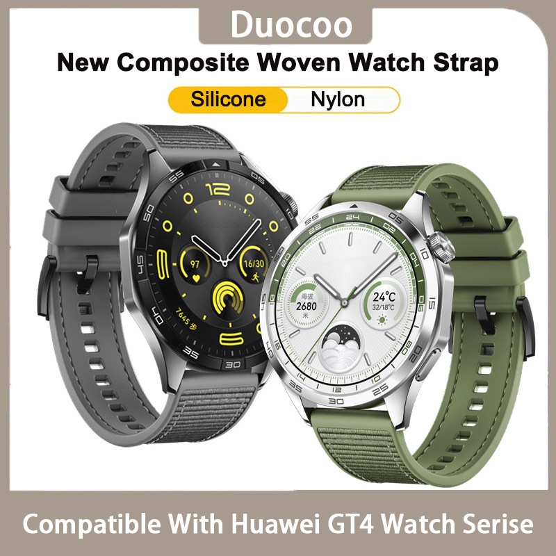 Jual Nylon Belt Strap For Huawei Watch GT 4 22mm Silicone Replacement