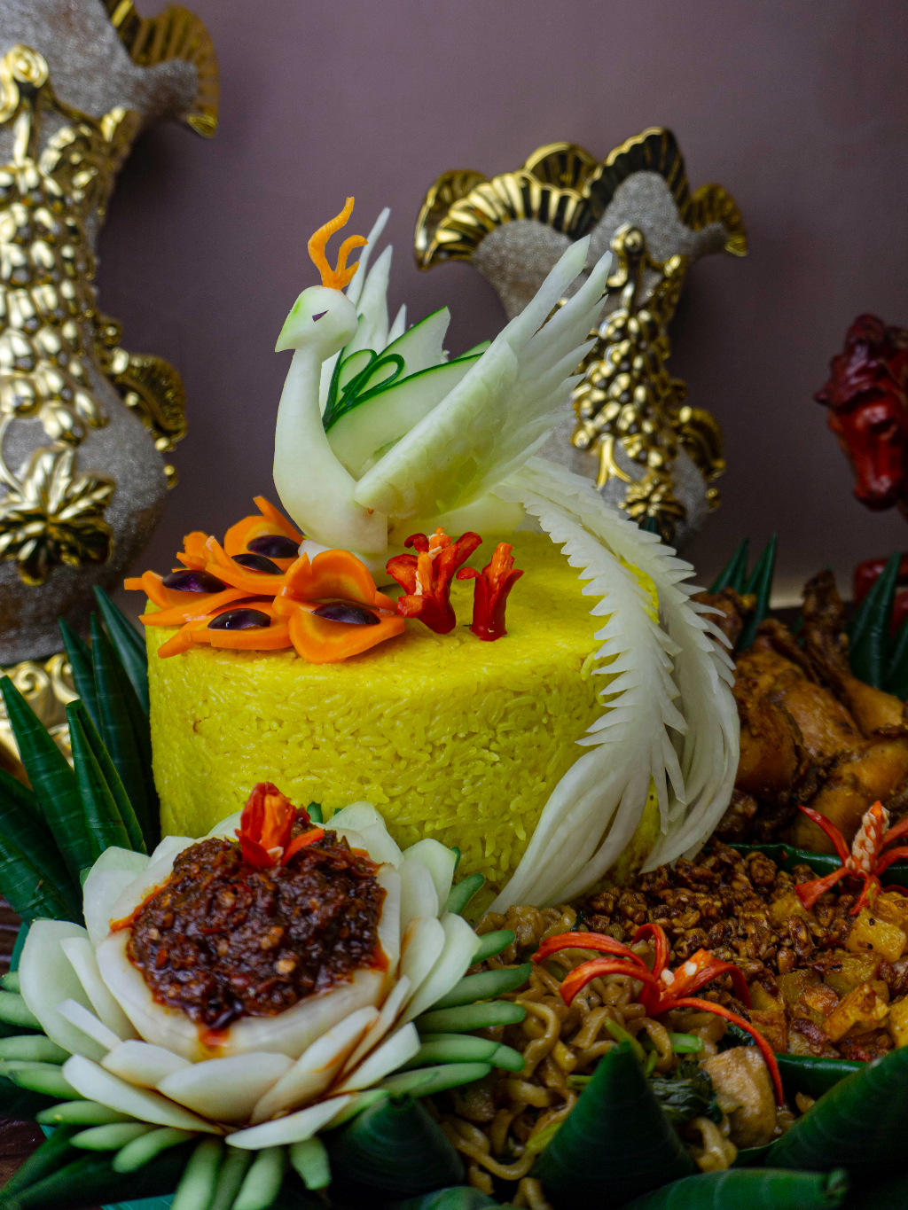 Jual Phoenix Tumpeng Nasi Kuning Premium Ukuran Besar Porsi Beragam