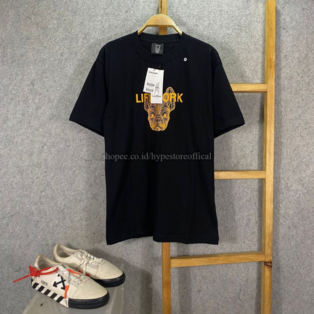 Jual Kaos Life Work Basic Gold Shopee Indonesia 7857