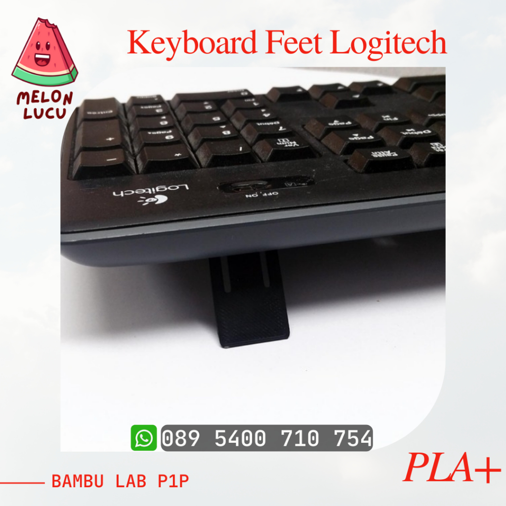 Jual Part Keyboard Feet Logitech Universal Kaki Keyboard K270 K275 K200 ...