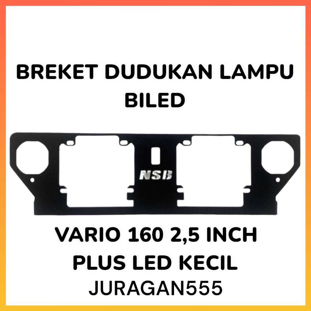 Jual BRACKET BILED NSB BREKET DUDUKAN LAMPU PROJIE BILED NSB 2,5 INCH ...
