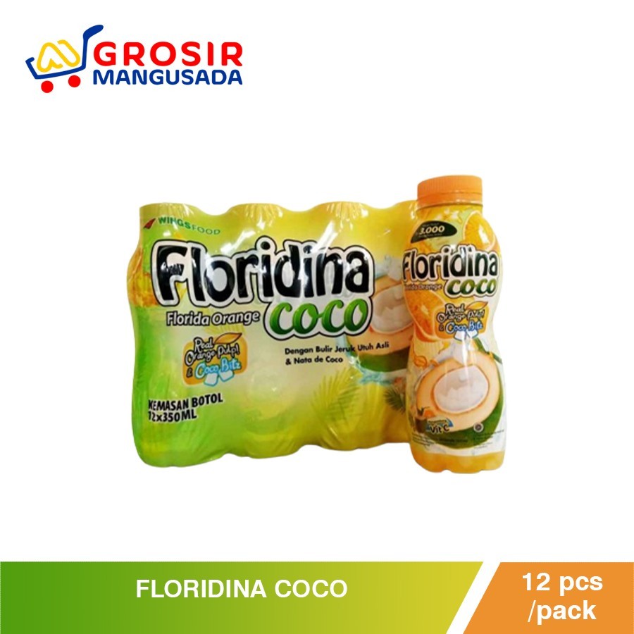 Jual Floridina Orange Coco Kelapa Jeruk 350ml | Shopee Indonesia