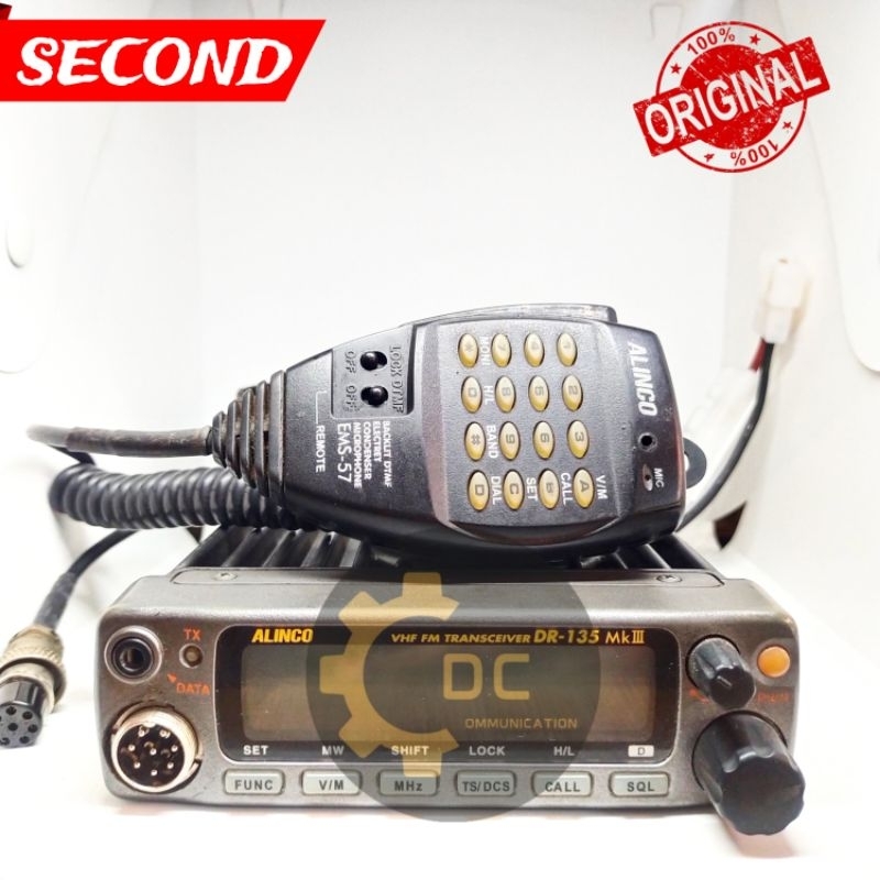 Jual Rig Alinco DR-135 MK3 Second Frekuensi VHF Power 50 Watt | Shopee ...