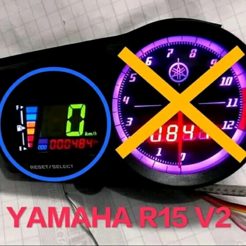 Jual STICKER SPEEDOMETER LCD YAMAHA R15 V2 Shopee Indonesia
