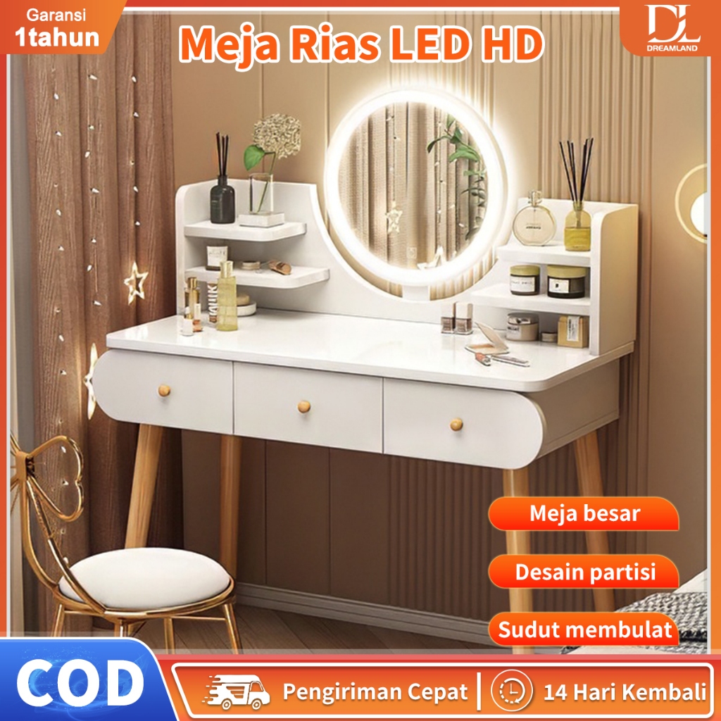 Jual Meja Rias Putih/Meja Rias Minimalis/meja Rias Kecil/ Meja Rias ...