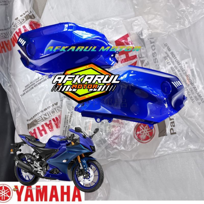 Jual COVER SIDE 1&2, COVER TENGKI ALL NEW R15 V4 CONNECTED BIRU ...
