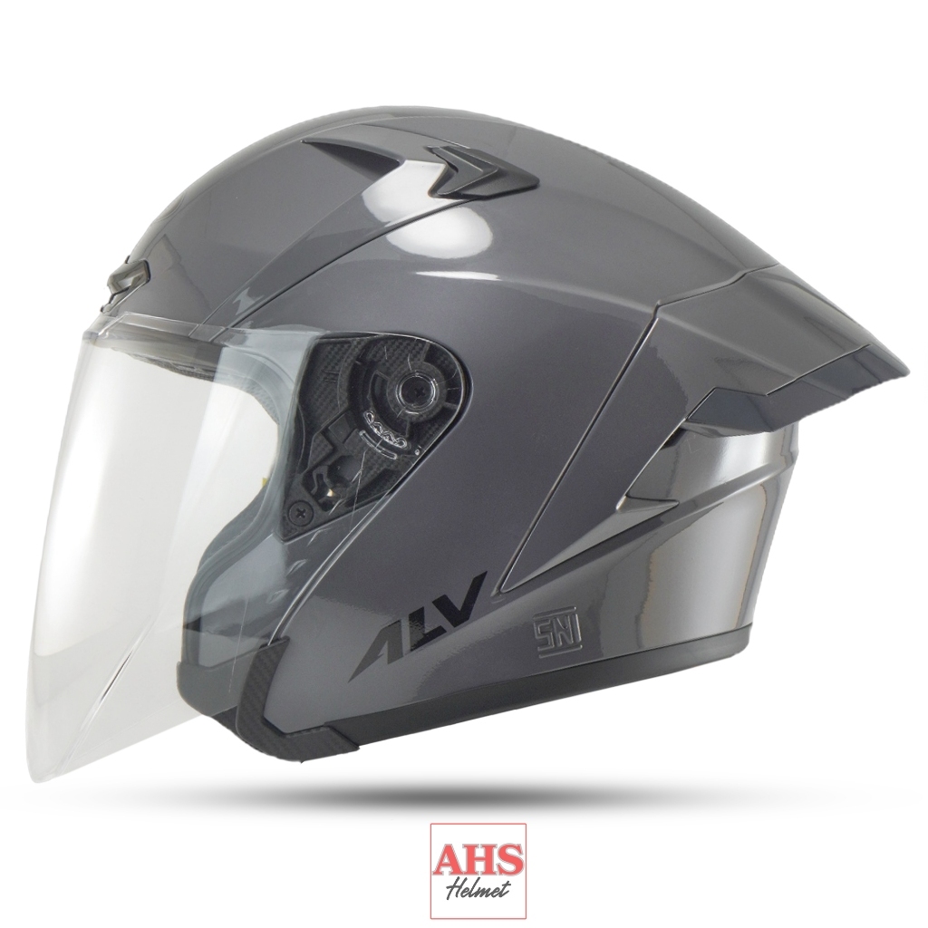 Jual ALV ULTRON PRO - HELM HALF FACE PUTIH SOLID STANDART SNI / HELM ...