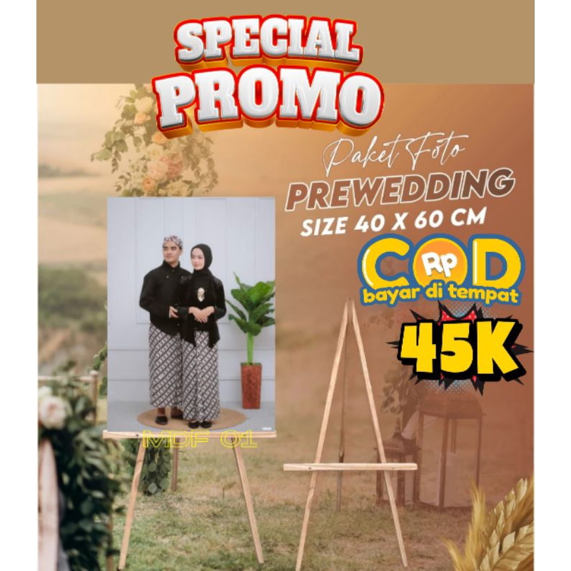 Jual Cetak Foto Bingkai Ukuran 40x60 Cm Cetak Foto Prewedding Termurah