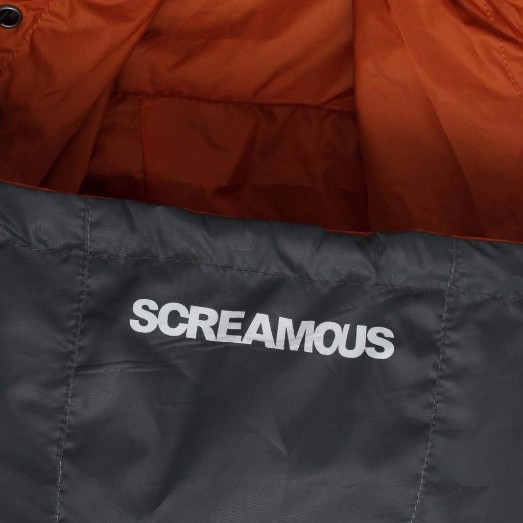 Jual Screamous Reversible Jacket ARILE DARK GREY - DARK ORANGE | Shopee ...