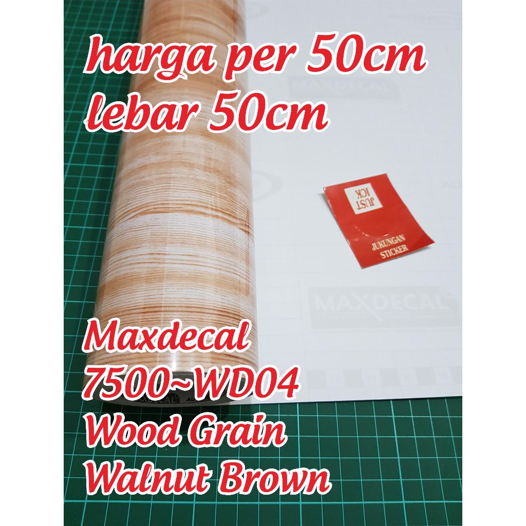 Jual Stiker Max Decal Motif Kayu Glossy - Sticker Vinyl Maxdecal Wood ...