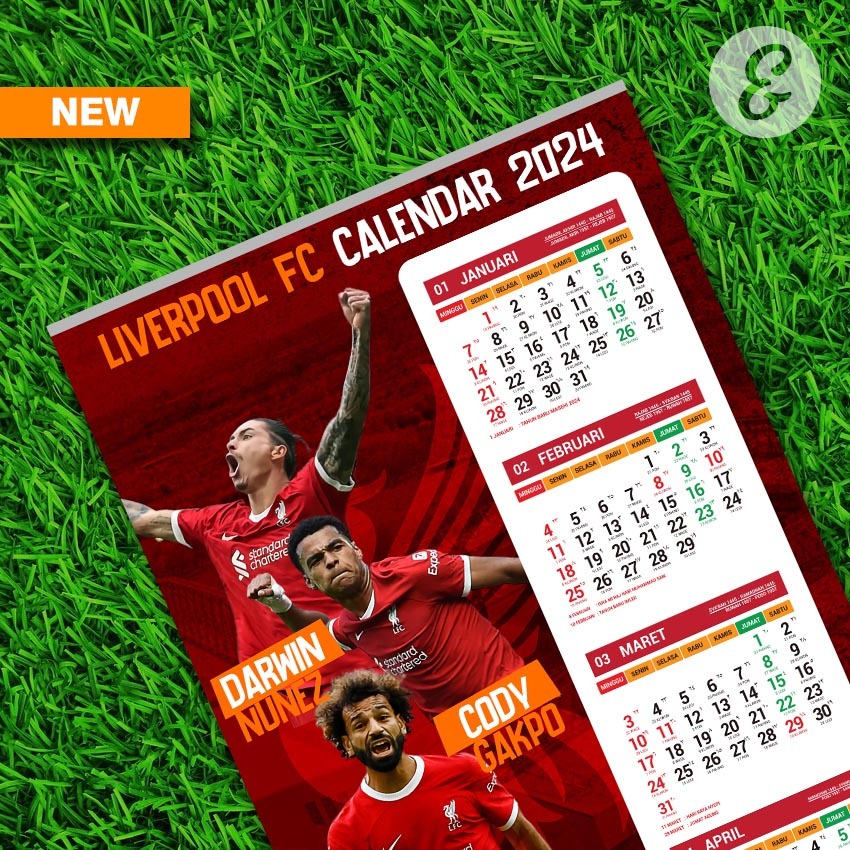 Liverpool FC 2024 - A3-Posterkalender