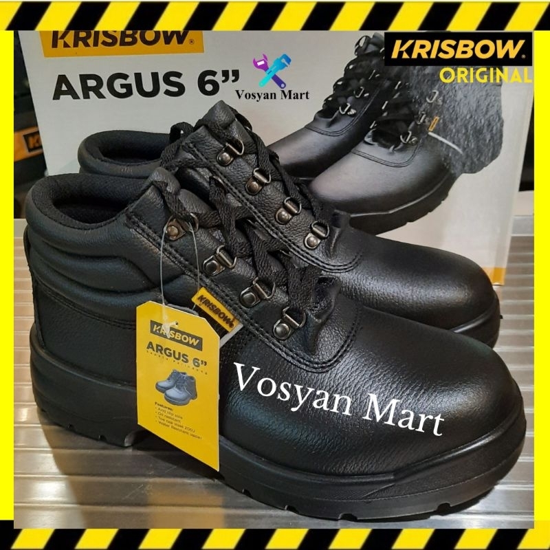 Jual Sepatu Safety Krisbow Argus 6 Krisbow Safety Shoes Argus 6 Inch Shopee Indonesia 4162