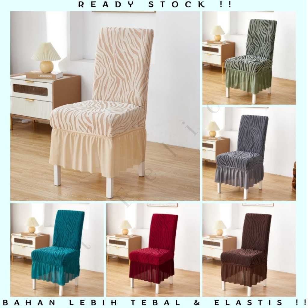 Jual Luxury Chair Cover / Penutup Alas Sarung Kursi Elastis Scretch