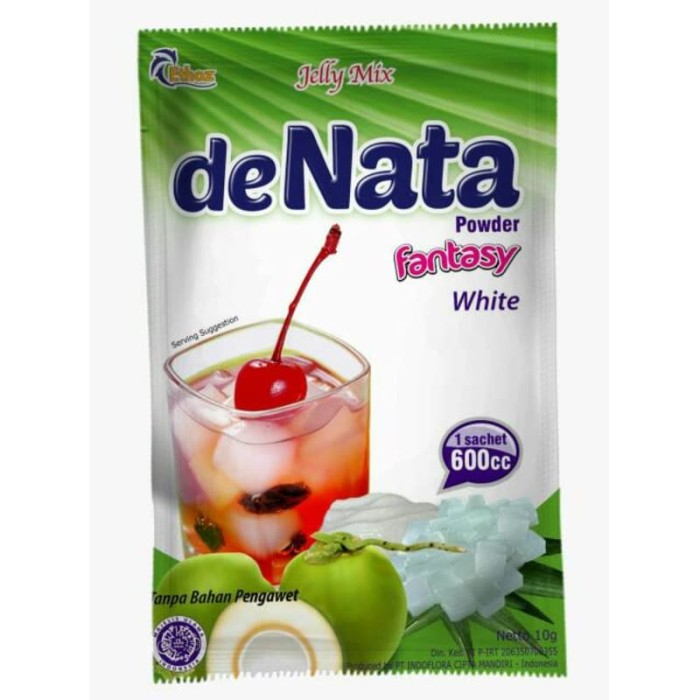 Jual [ Ecer ] Jelly Denata White 10gr Sachet / Serbuk Jelly / Jelly ...