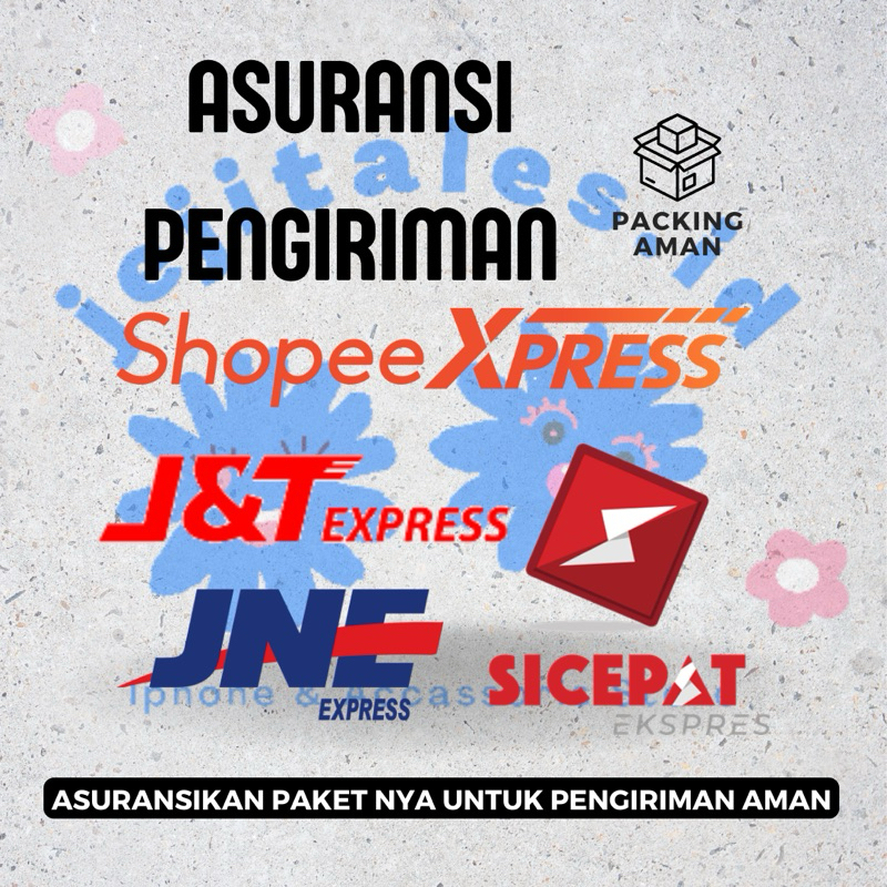 Jual Asuransi Pengiriman Jne Jnt Sicepat Shopee Express Shopee