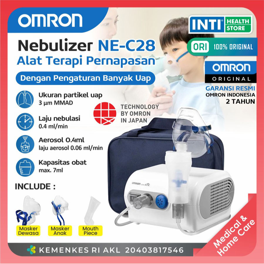 Jual Omron | Nebulizer NE C28 Compressor Alat Terapi Uap | Alat Terapi ...