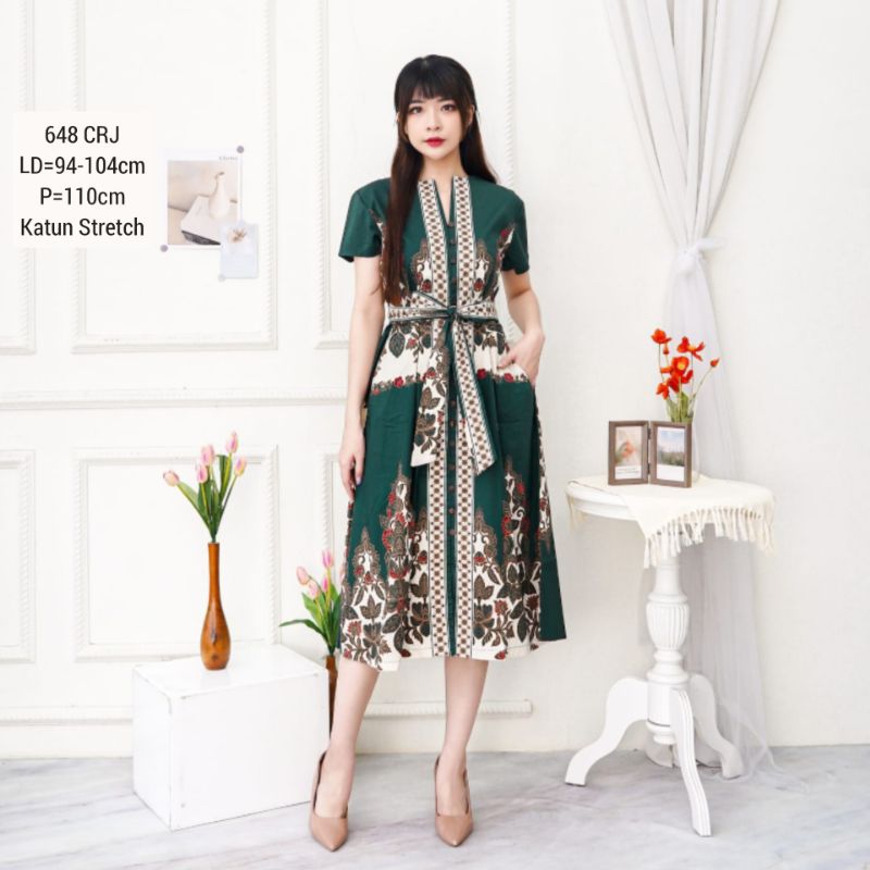 Dress kerja wanita modern best sale