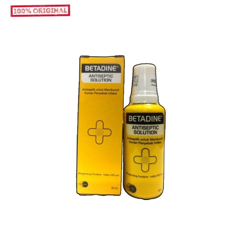 Jual Betadine antiseptic solution 30ml Shopee Indonesia