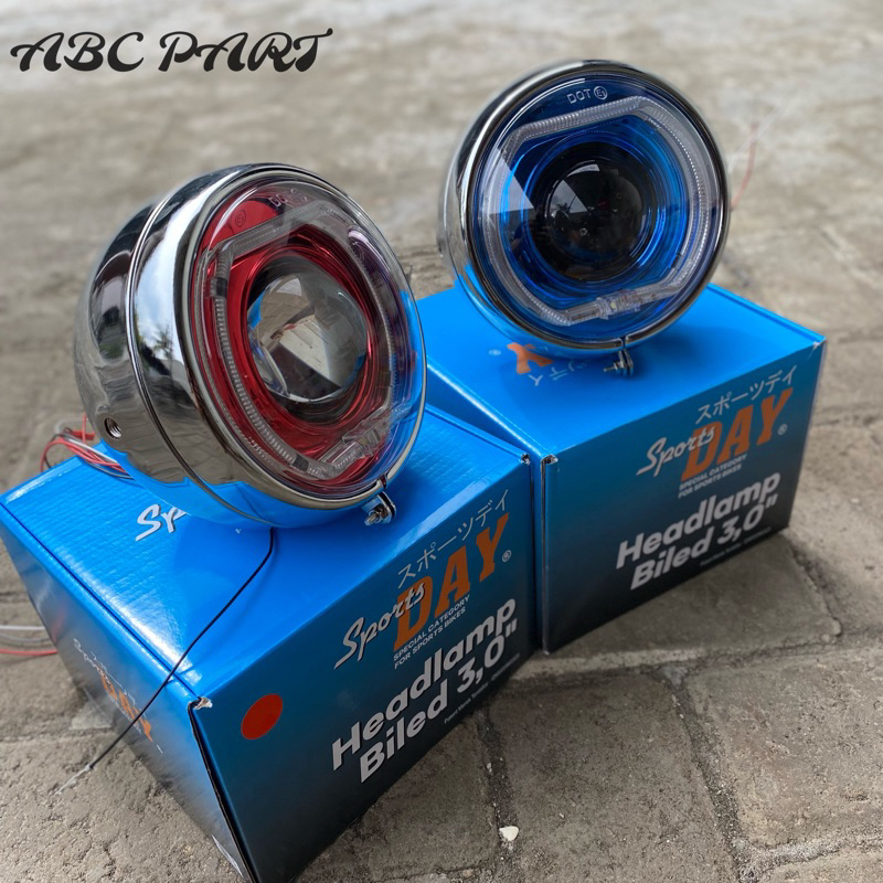 Jual lampu depan biled sett batok cb125 crom 5,75 inch pnp cb gl mega ...
