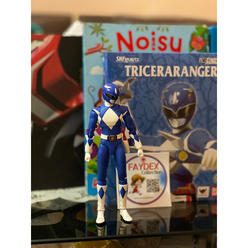 Jual SHF Tricera Ranger aka Blue Ranger Mighty Morphin Power Ranger ...