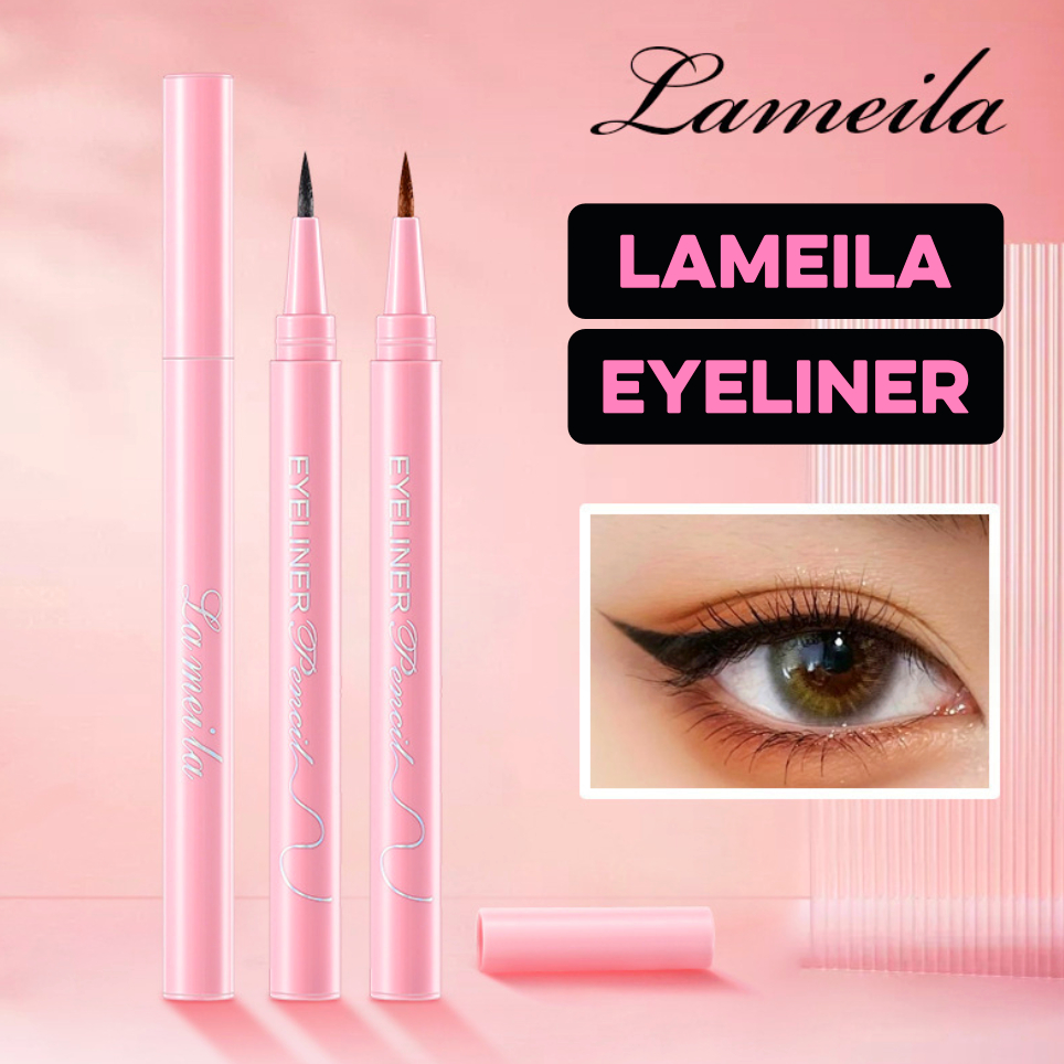 Jual LAMEILA Eyeliner Pensil Cair Warna Hitam Anti Air Tahan Lama LA009 6503 Shopee Indonesia