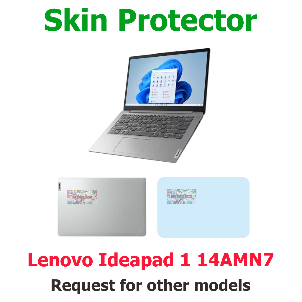 Jual Lenovo Ideapad 1 14AMN7 Skin Guard Garskin Protector Shopee