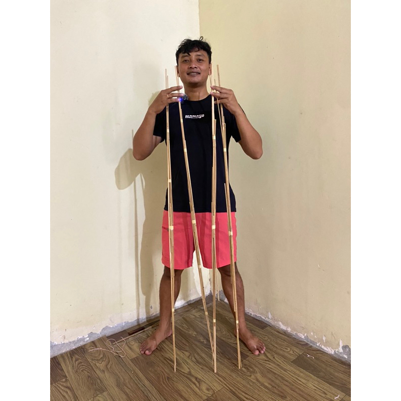 Jual Kerangka Layangan Gapangan Pegon ceper 120 Cm Sayap Mentah