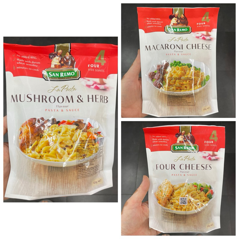 Jual San Remo La Pasta Instant Halal Macaroni and Cheese Four Cheese