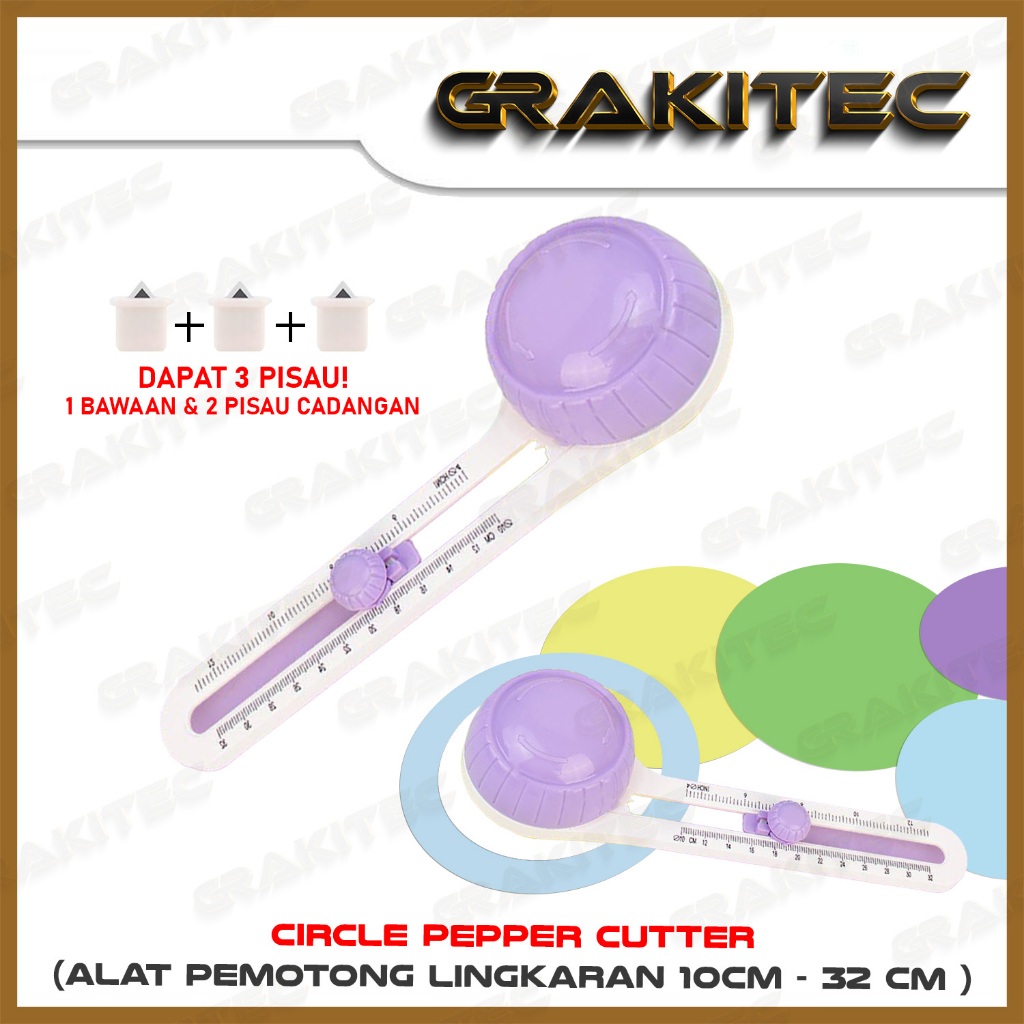 Jual Circle Cutter Premium 10 cm - 32 cm / 4 inc - 12 inc Pisau Alat ...