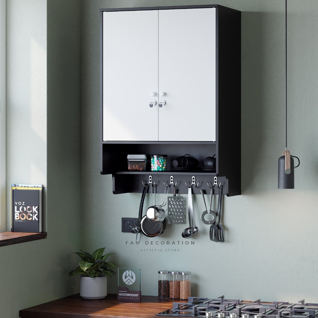 Kitchen Set Atas 3 Pintu Minimalis Lemari Gantung Rak Dapur Minimalis Murah 058