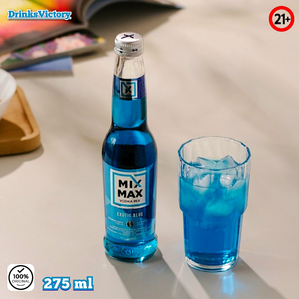 Jual Mix Max Vodka Mix Exotic Blue Alc 4,8% - 275ml ( Original & Resmi ...