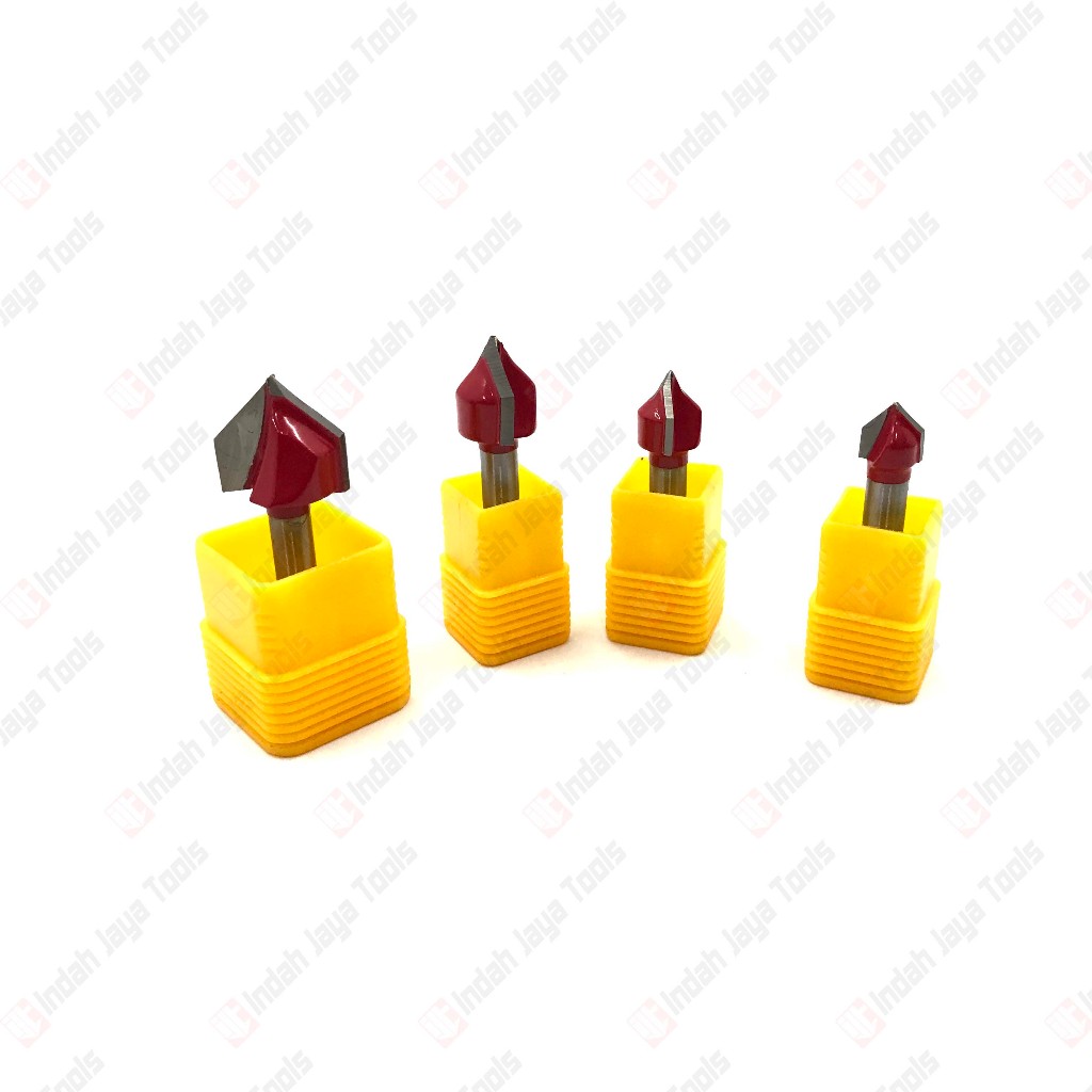 Jual NIKKEI Router Bit V Groove 10 12 16 19 mm Mata Profil Vee Tekuk ...