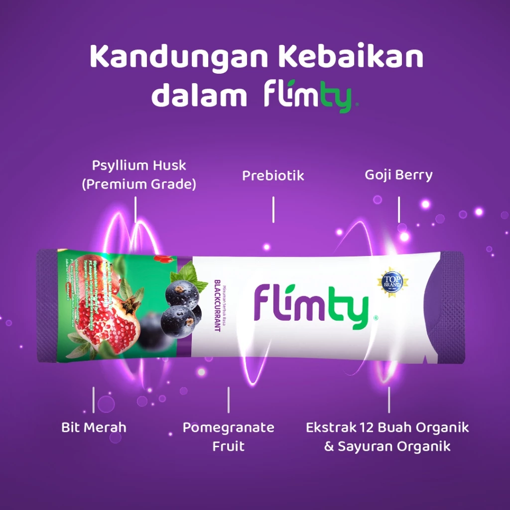 Flimty Fiber untuk Diet dan Detox Usus