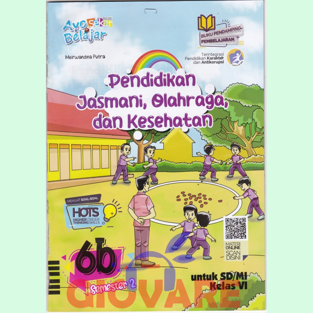 Jual BUKU LKS PJOK KELAS 1 2 3 4 5 6 GRAHA PUSTAKA PUTRA NUGRAHA SEKAR ...