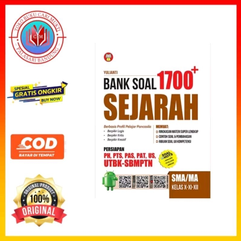 Jual YRAMA WIDYA BUKU BANK SOAL 1700 + SEJARAH UNTUK SMA/MA KELAS X.XI ...