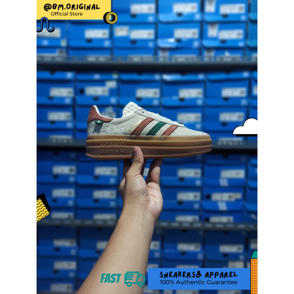 adidas gazelle silver green womens ADIDAS GAZELLE BOLD 'Maple Leaf' WMNS  Reblz