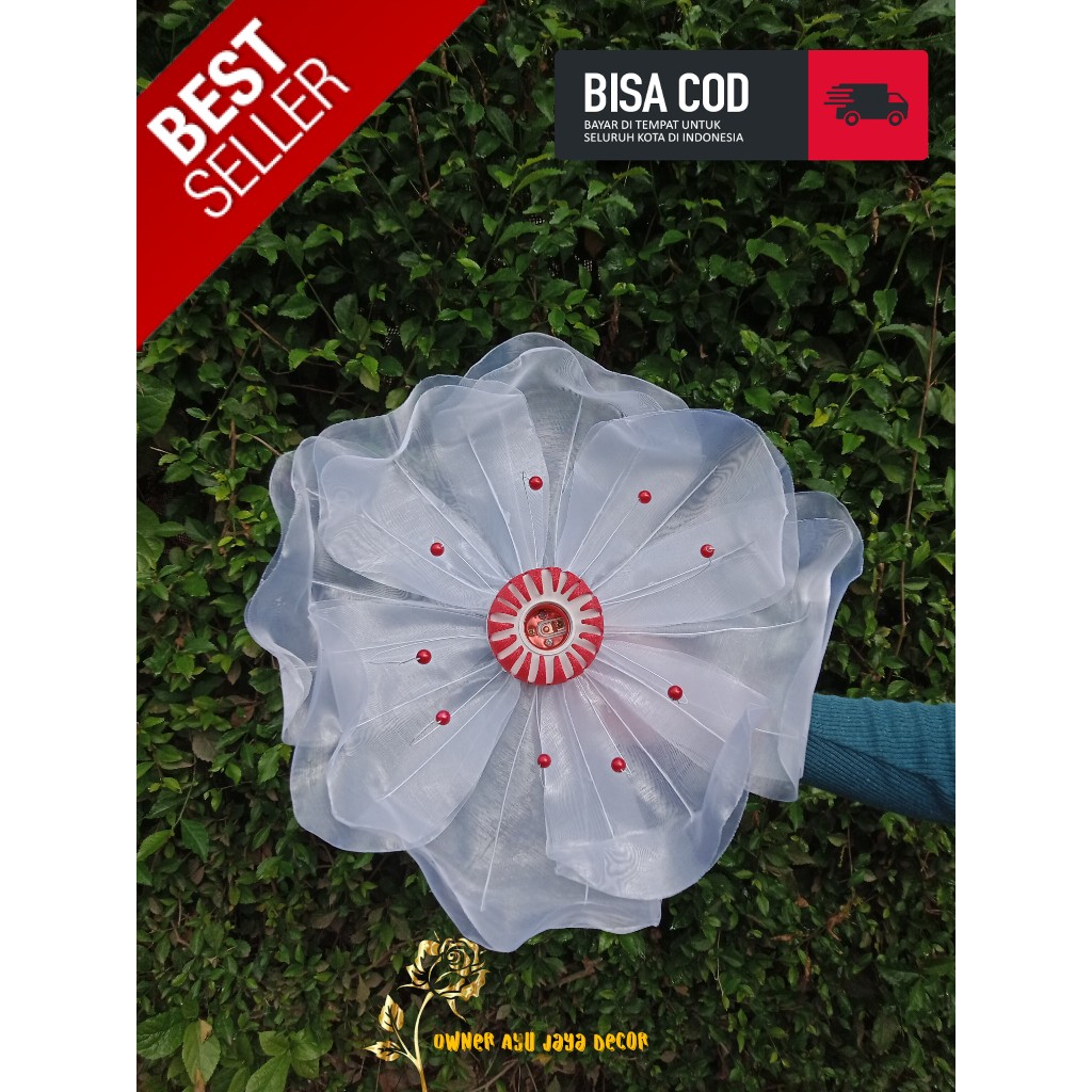Jual KELOPAK BUNGA/CUP BUNGA + FITINGAN DEKORASI, TAMAN, RUMAH, CAFE ...