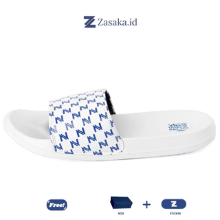 ZASAKA - Sendal Asu Full White Pria Dan Wanita