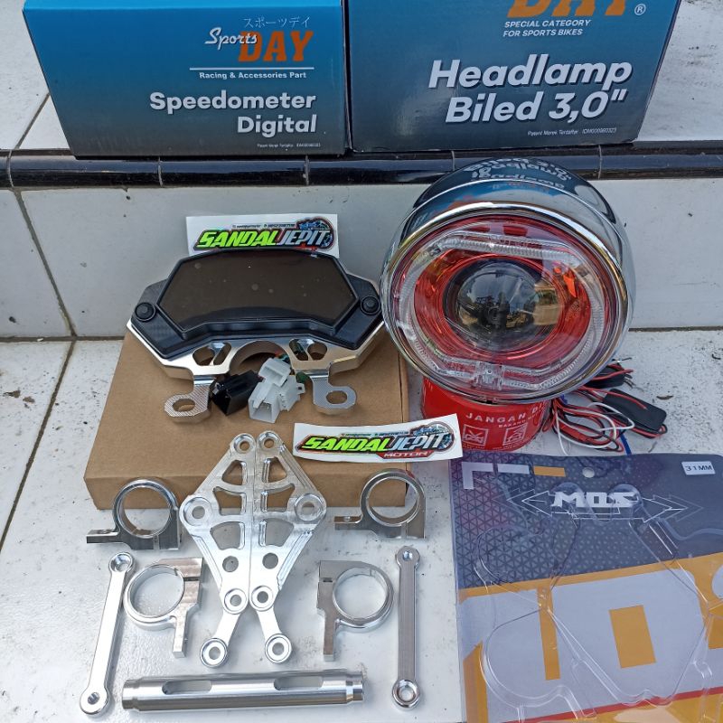 Jual LAMPU BILLED LAMPU BILED SET BATOK CB125 CROM SPEEDOMETER NINJA