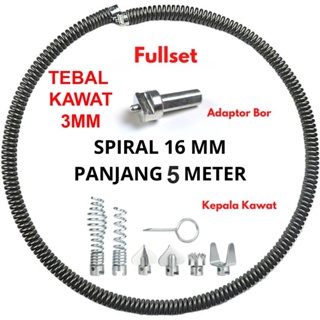 Jual Spiral 16MM untuk Mesin Pipe Drain Cleaner - 20 Meter - Kota  Administrasi Jakarta Barat - Cipta Alam Jaya