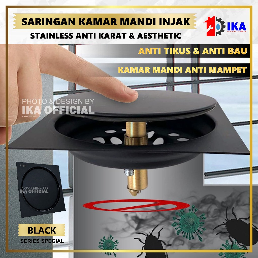 Jual Floor Drain Saringan Got Injak Anti Serangga Bahan Stainles ...