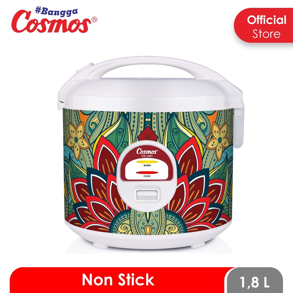 Jual Rice Cooker Cosmos 1,8 Liter CRJ 3301 N Batik Smart Heating Magic ...