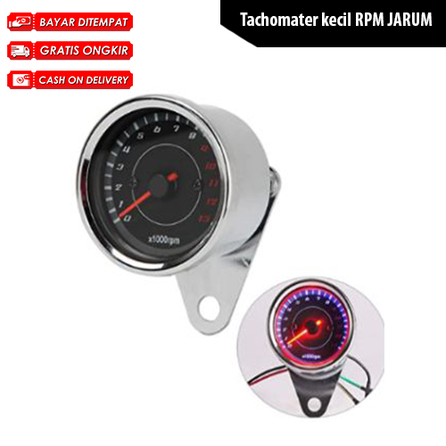 Jual Tachometer RPM Jarum Universal Motor dan Mobil | Gauge RPM Analog ...