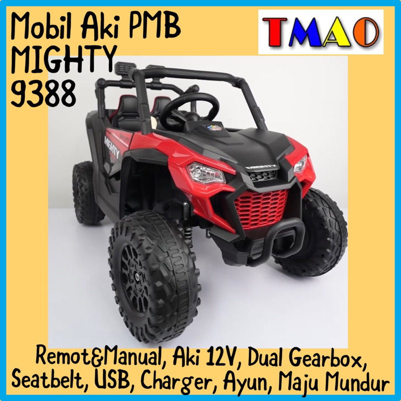 Jual Mobil Aki Anak PMB M-9388 M9388 MIGHTY 1000S Kendaraan Mainan ...