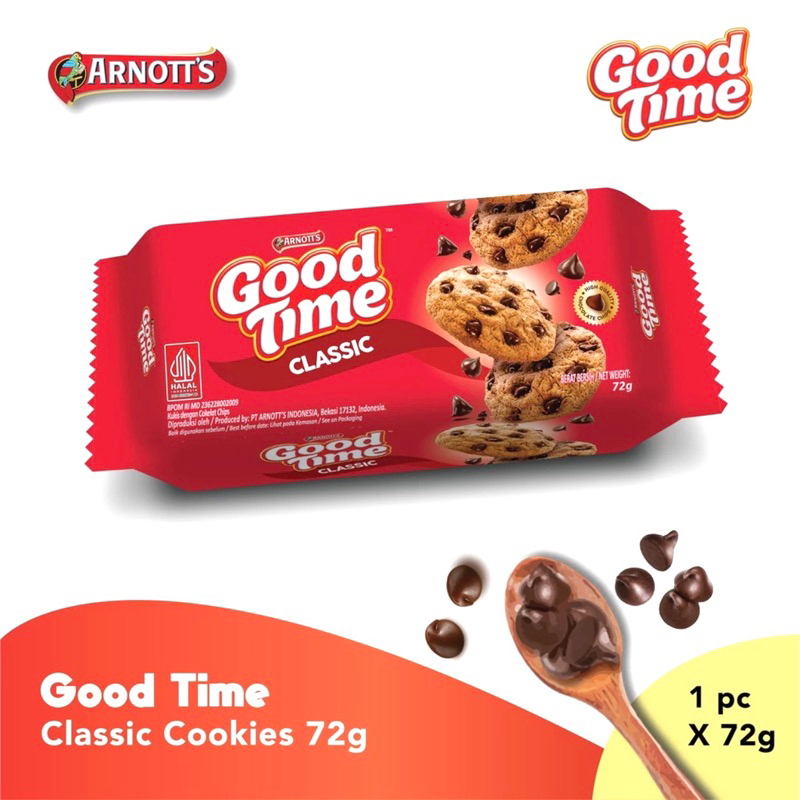 Jual Biskuit Good Time (5 Varian Rasa) (72g) | Shopee Indonesia